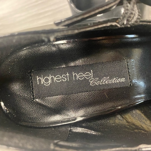 The Highest Heel black patent leather Mary Jane pumps size 9 - Picture 14 of 16